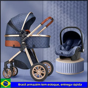 Foldable 3-in-1 Baby Stroller