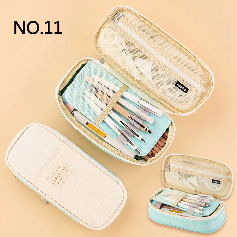 Double Layer Large Pencil Case