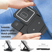 Foldable 3-in-1 Wireless Charger