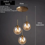 Nordic Glass Pendant Chandelier
