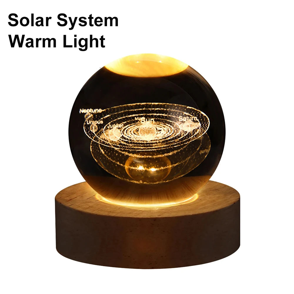Crystal Cosmos Ball Nightlight