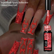 LILYCUTE Reflective Glitter Liner Gel
