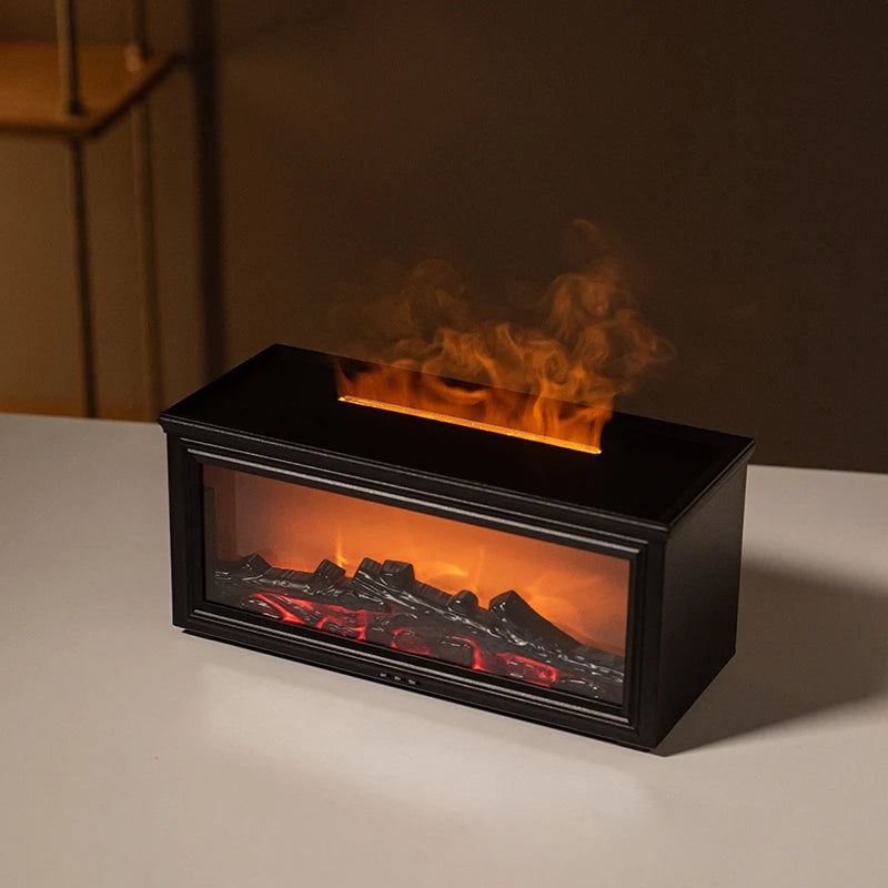 Seven-Color Flame Aroma Diffuser