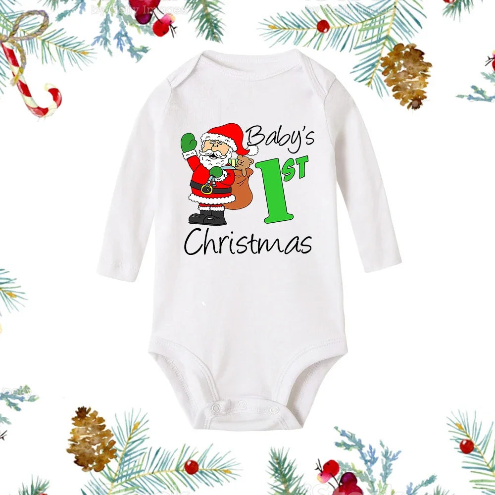 Christmas Snowman Baby Romper