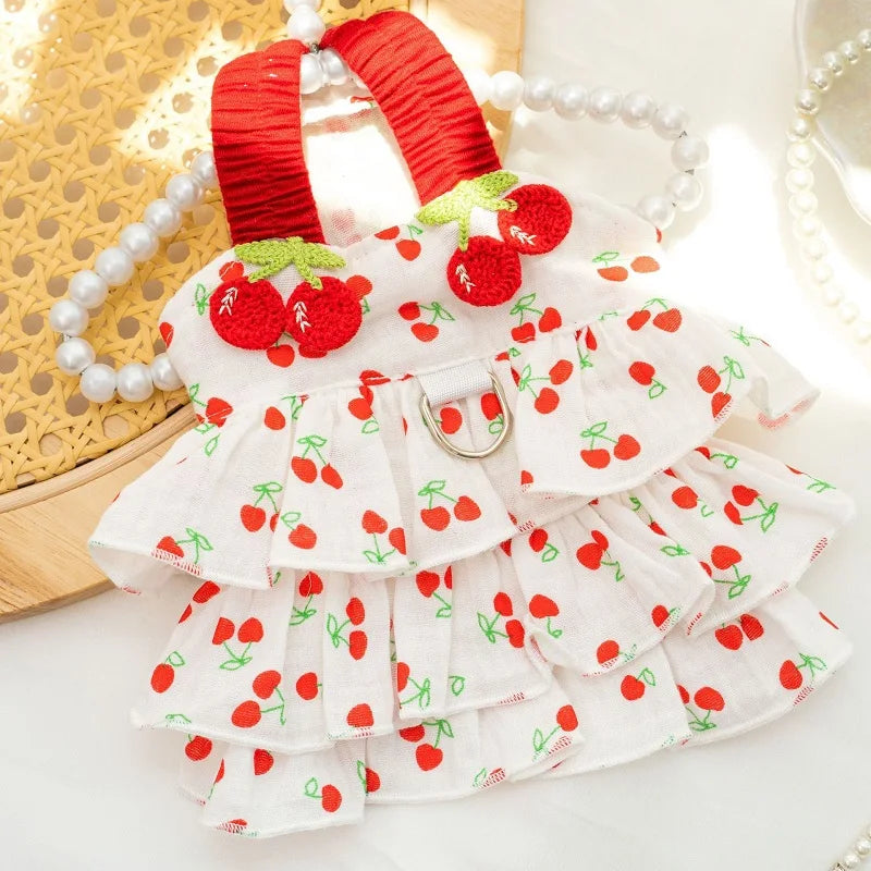 Floral Tulle Dog Dress