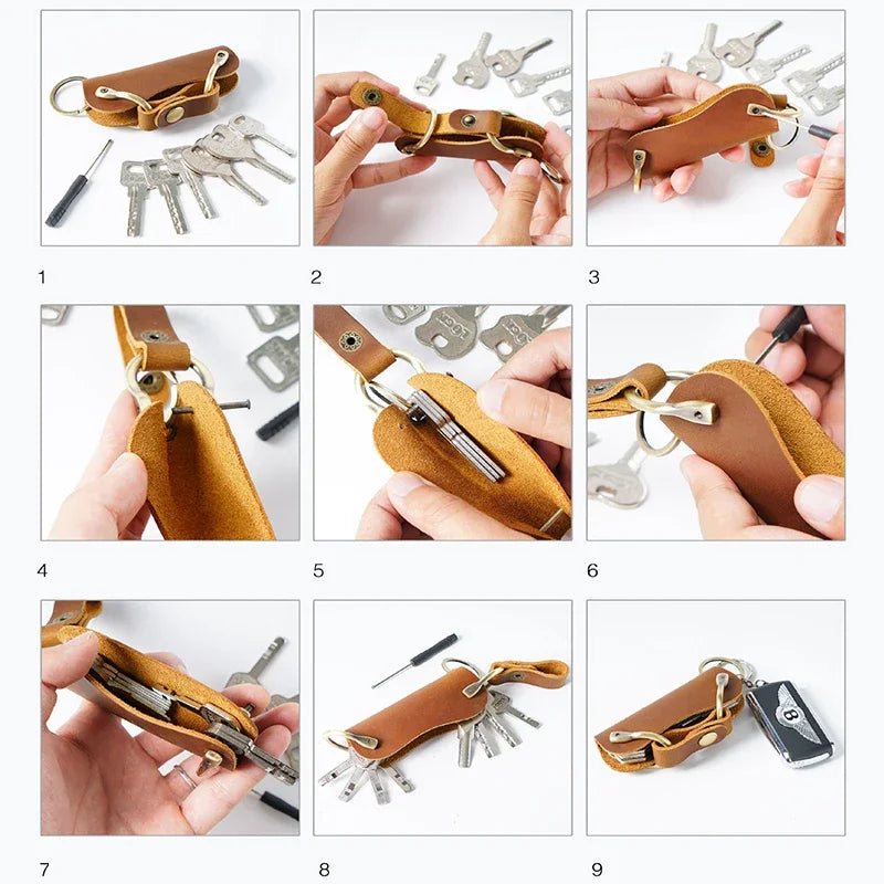 Genuine Leather Key Organizer