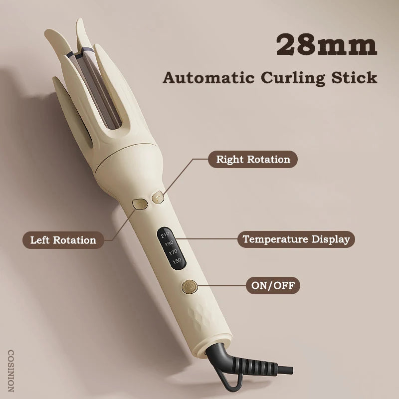 Automatic 28mm Ceramic Hair Curler