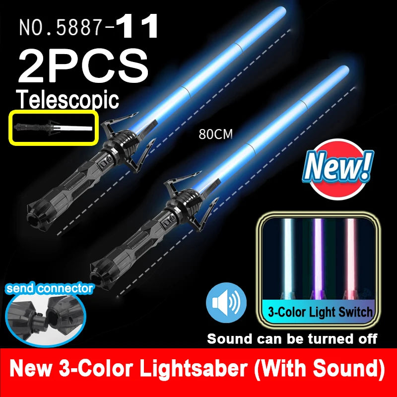 Seven-Color Light Saber Toy