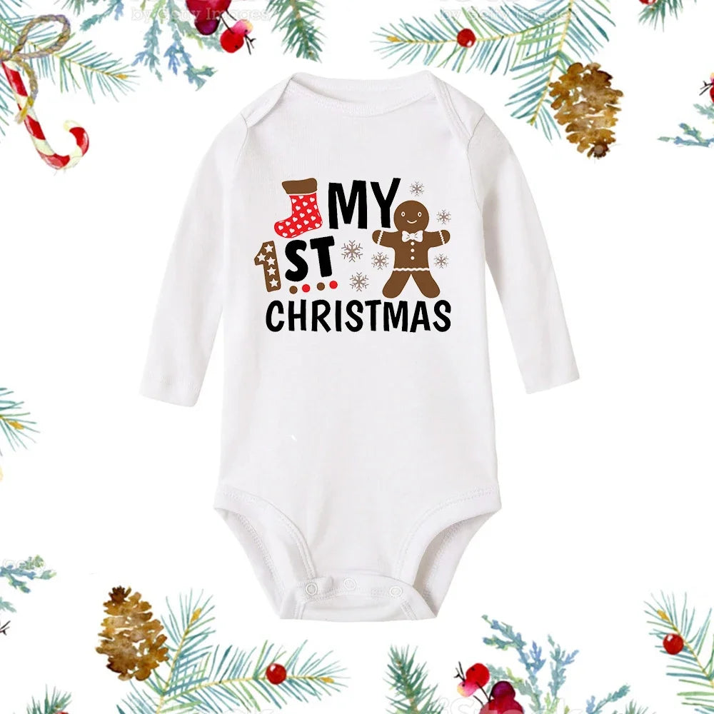 Christmas Snowman Baby Romper