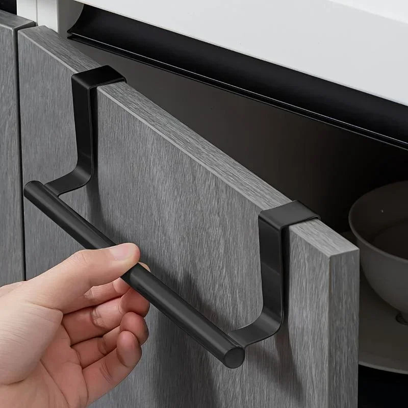 Stainless Over Cabinet Towel Rack