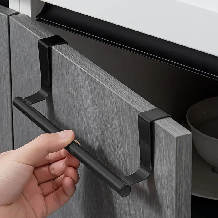 Stainless Over Cabinet Towel Rack