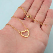 Stainless Heart Pendant Necklace