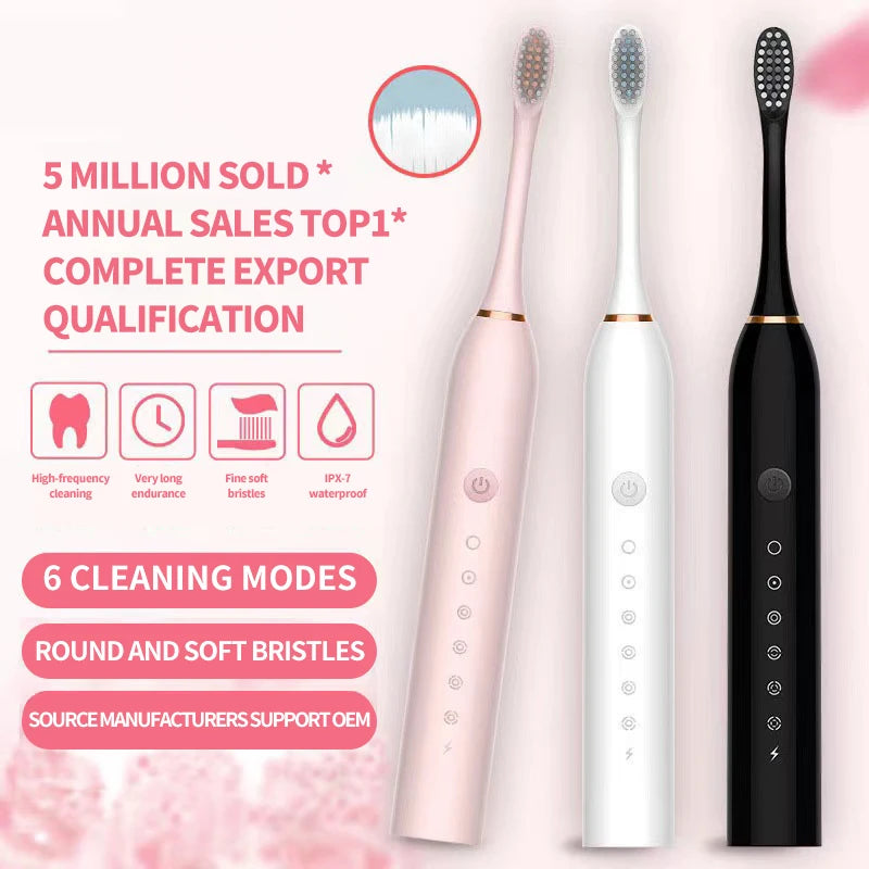 Six-Mode Sonic Electric Toothbrush