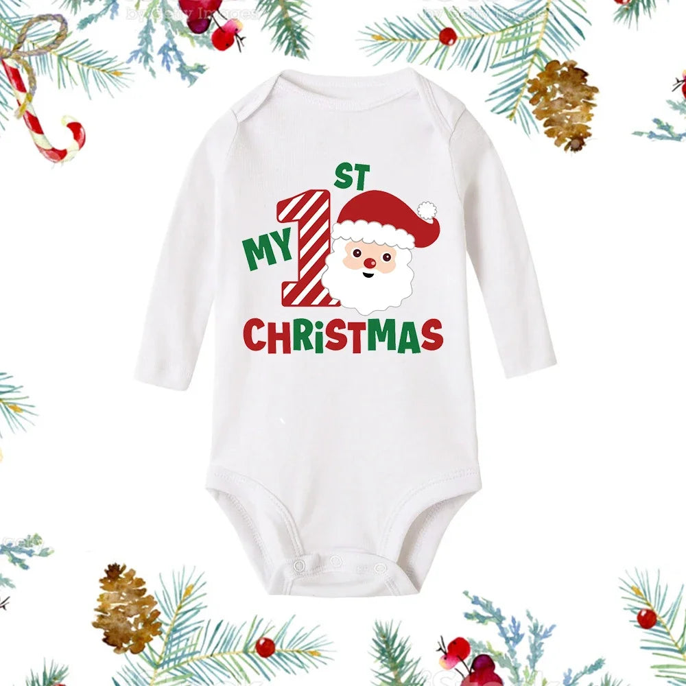 Christmas Snowman Baby Romper
