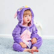 Hooded Animal Baby Romper