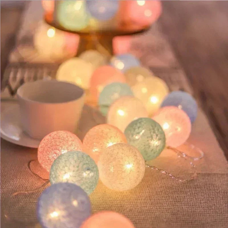 20LED Rattan Ball Lights