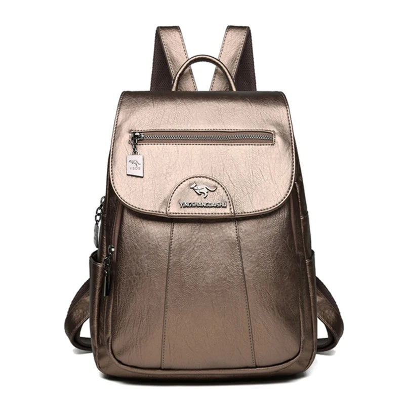 Vintage Genuine Leather Women's Backpack