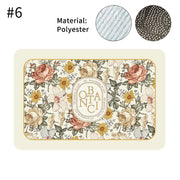 Absorbent Printed Dish Drying Mat