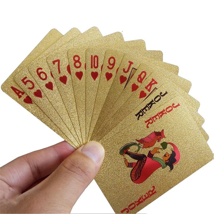 Waterproof Gold Playing Cards