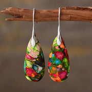 Bohemian Stone Drop Earrings