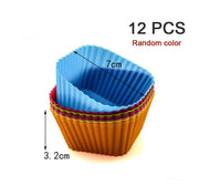 Reusable Silicone Cupcake Mold Set