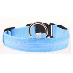Reflective LED Nylon Collar