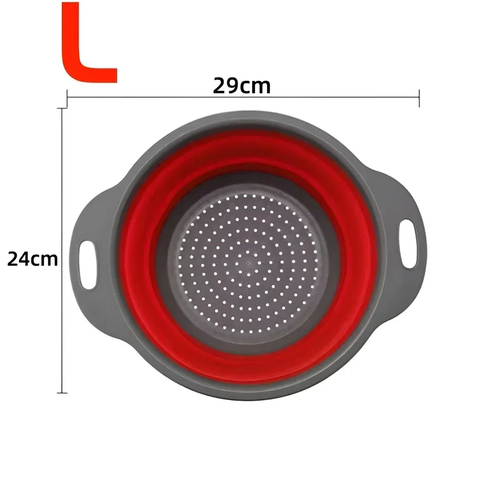 Foldable Silicone Colander Set