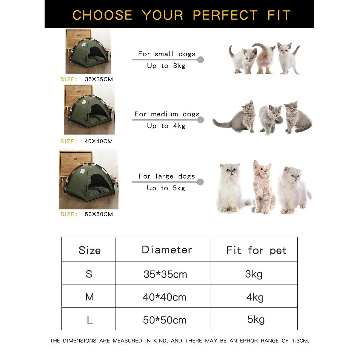 Warm Clamshell Cat Tent