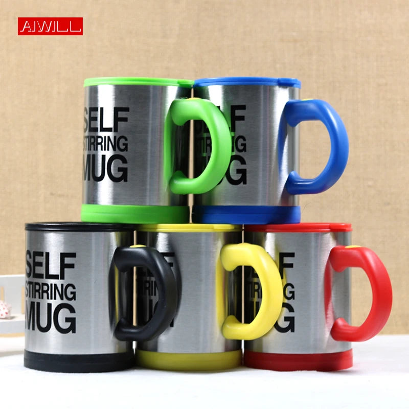 Stainless Self Stirring Coffee Mug