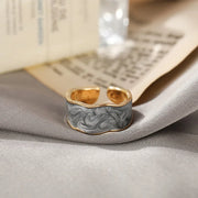 Gold Oil Drip Ring
