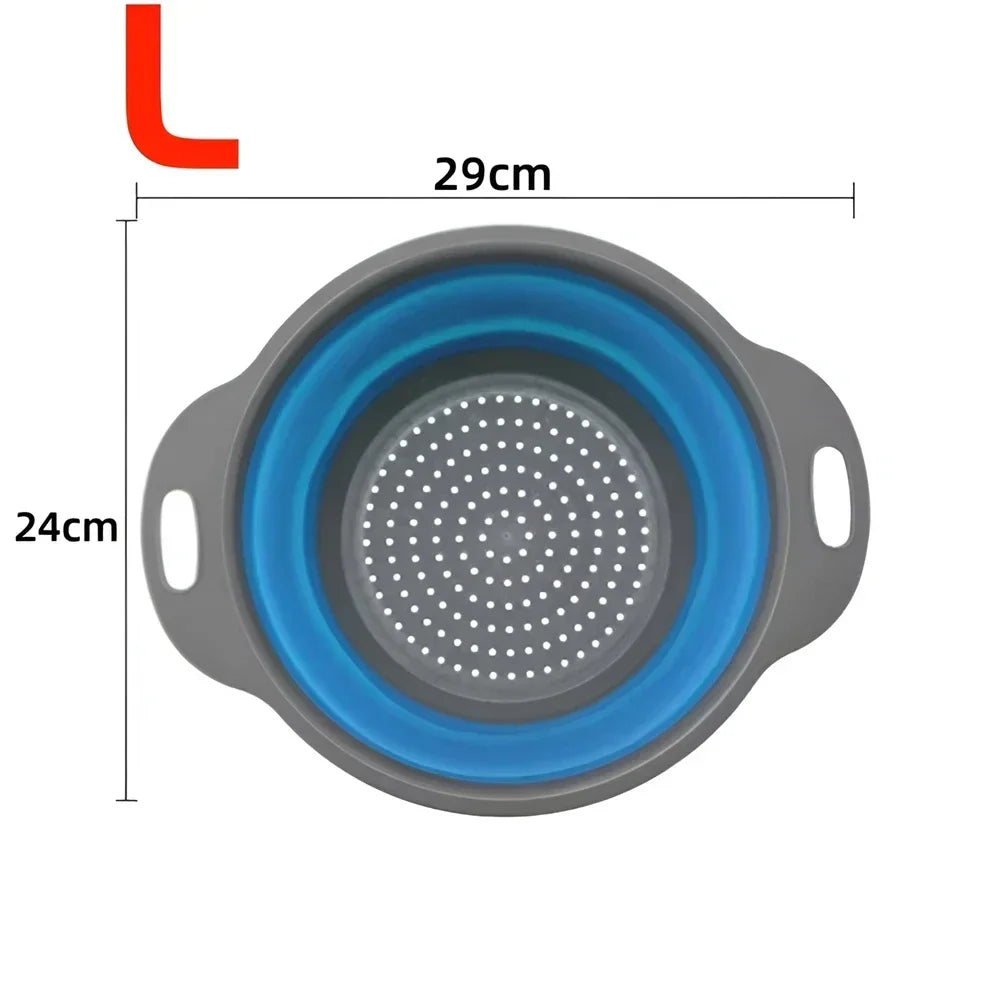 Foldable Silicone Colander Set