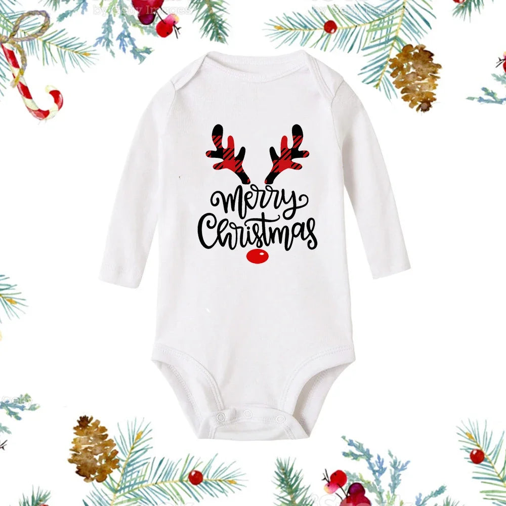Christmas Snowman Baby Romper