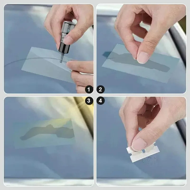 Windshield Crack Repair Resin Fluid