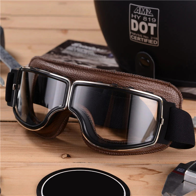 Retro Windproof Motorcycle Riding Glasses