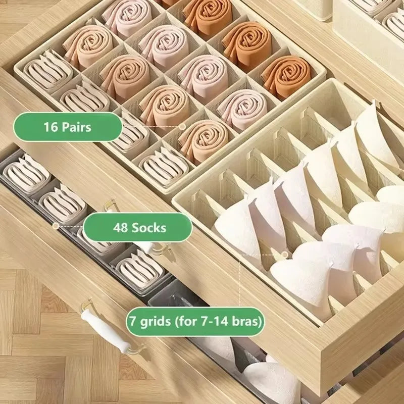 Foldable Underwear Drawer Organizer