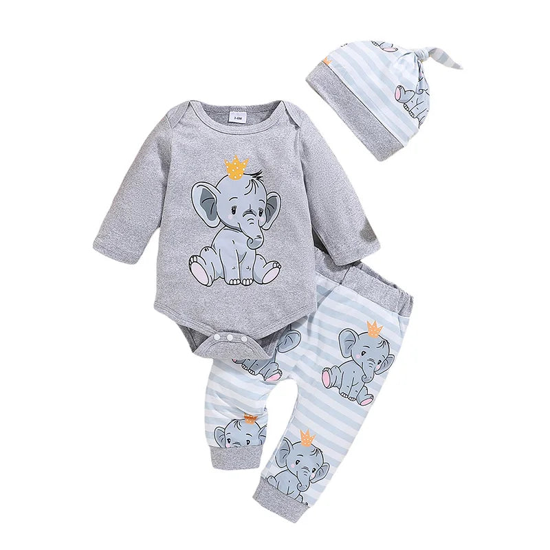 Three-Piece Baby Outfit Set