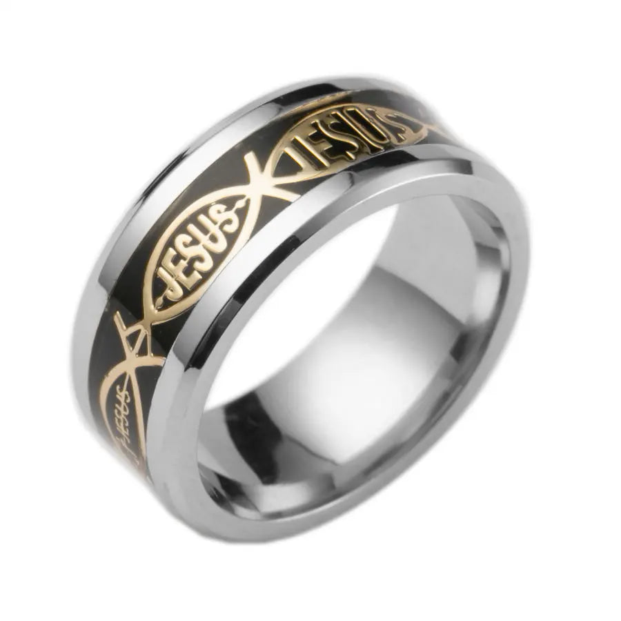Meteorite Tungsten Wedding Ring