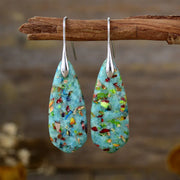 Bohemian Stone Drop Earrings