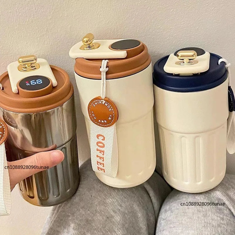 LED Temperature Travel Thermos