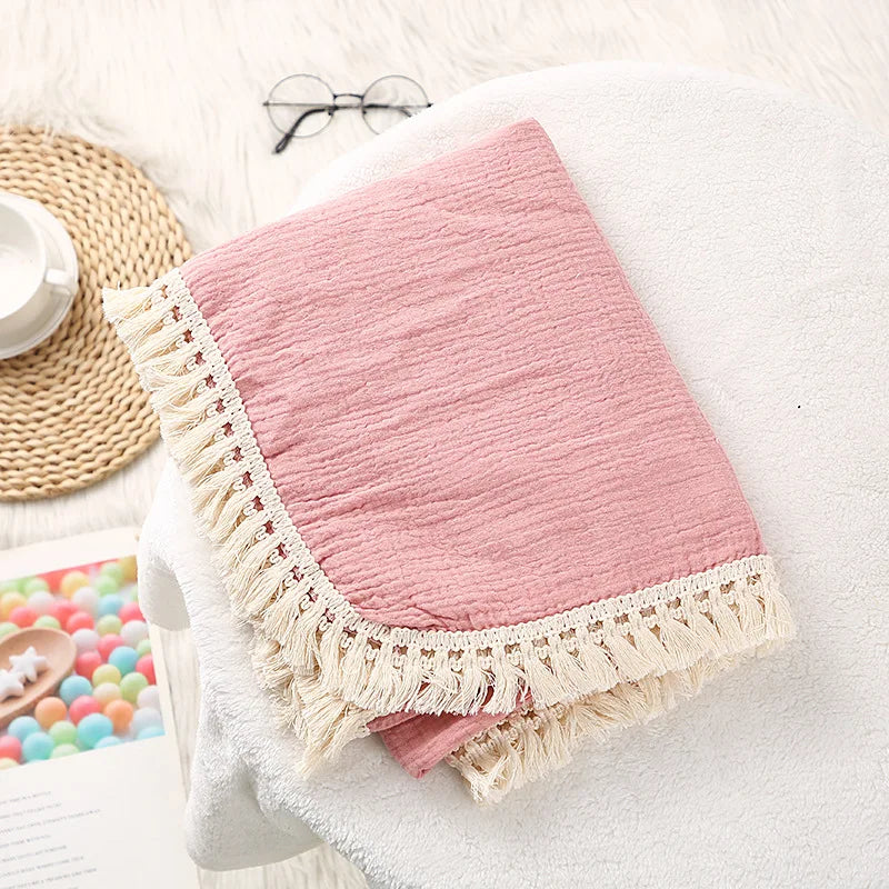 Cotton Muslin Baby Blanket