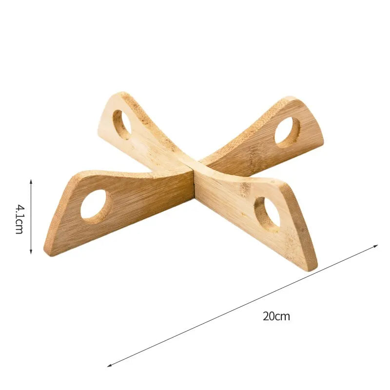 Wooden Anti Heat Trivet Mat