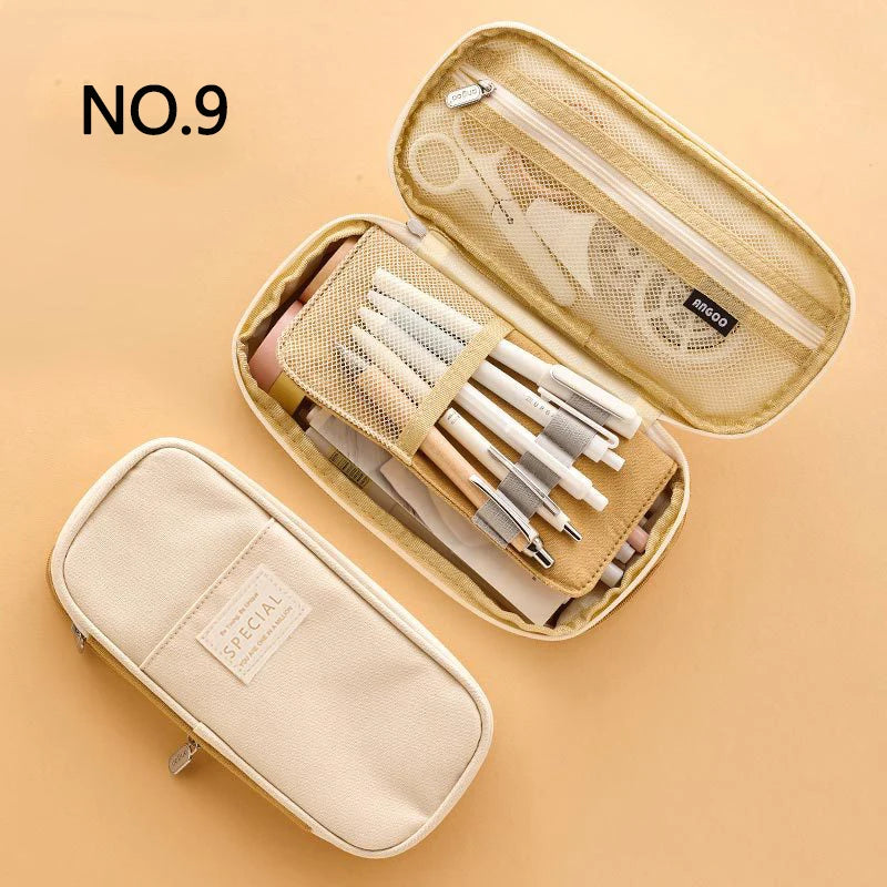 Double Layer Large Pencil Case