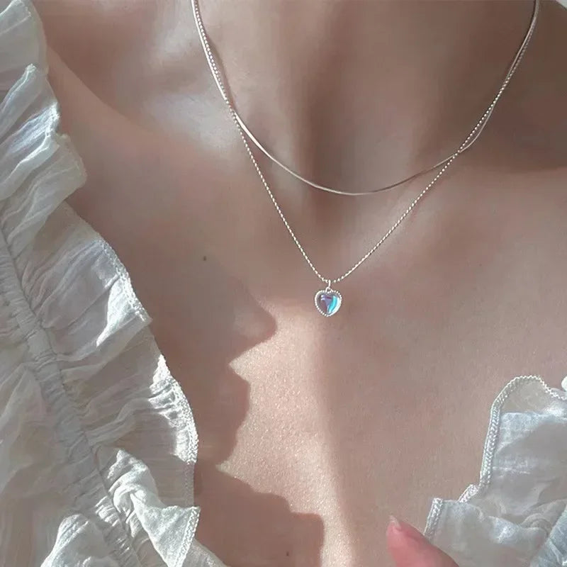 Sparkling Silver Choker Necklace
