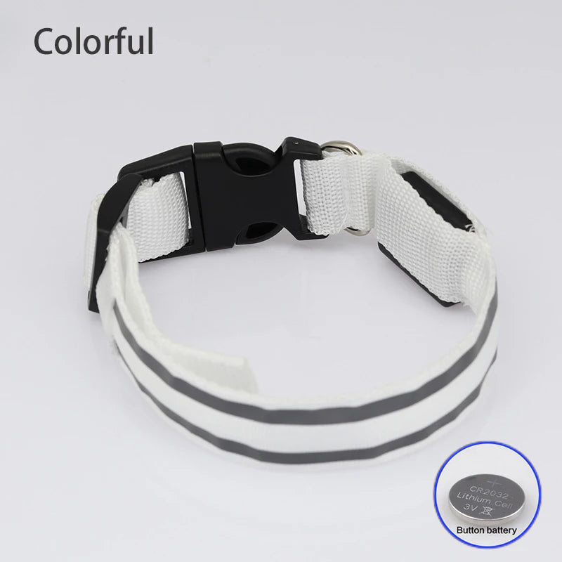 Rechargeable Reflective LED Collar