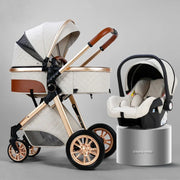 Foldable 3-in-1 Baby Stroller