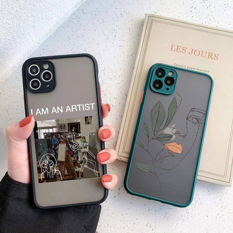Abstract Shockproof iPhone Case