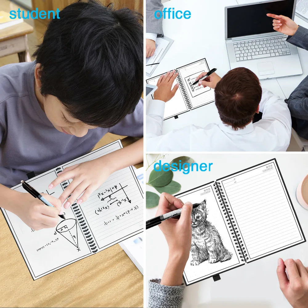 Reusable A6 Smart Notebook