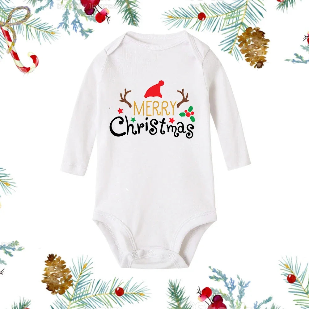 Christmas Snowman Baby Romper