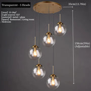 Nordic Glass Pendant Chandelier
