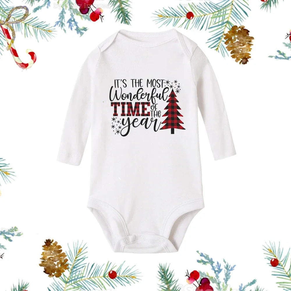 Christmas Snowman Baby Romper